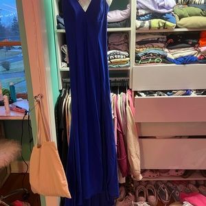 Brand new never worn designer long prom dress